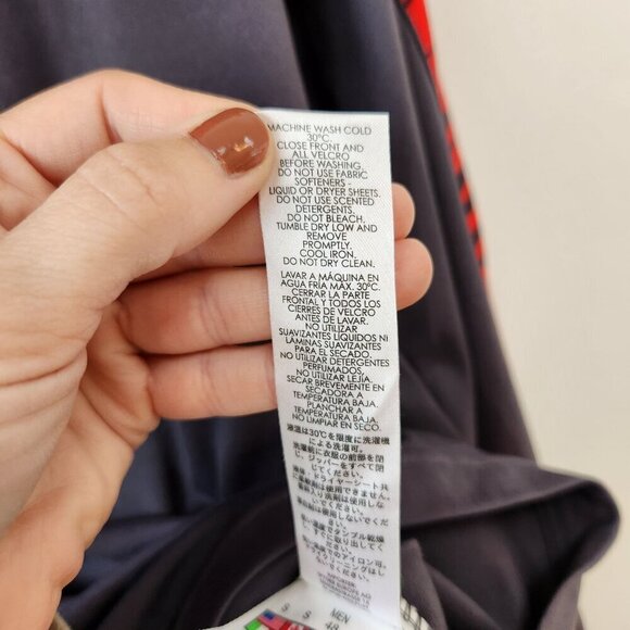 Spyder Long Sleeve Grey Red Quarter Zip Pullover Shirt Front Logo Men's S - Picture 11 of 12